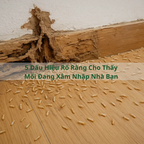 5 Dấu Hiệu Rõ Ràng Cho Thấy Mối Đang Xâm Nhập Nhà Bạn